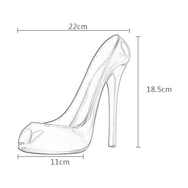 SOVORM Support de Stockage de vin de Table Support de Stockage de vin Style de Talon Haut Casier à vin Décoration Cuisine Res