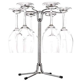 SOVORM Casier à vin de Table - Casier à vin en Fer créatif pour 6 Bouteilles - Petit casier à vin - Aucun Assemblage requis -