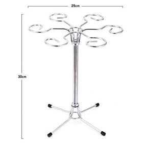 SOVORM Casier à vin de Table - Casier à vin en Fer créatif pour 6 Bouteilles - Petit casier à vin - Aucun Assemblage requis -