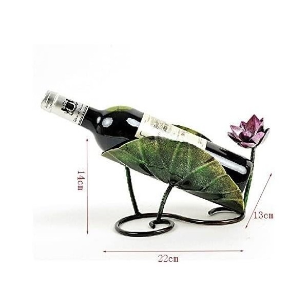 Porte Bouteilles Porte-Verre à vin Casier à vin Casier à Bouteilles Mode Moderne Lotus Décoration Casier à vin Salon Décorati