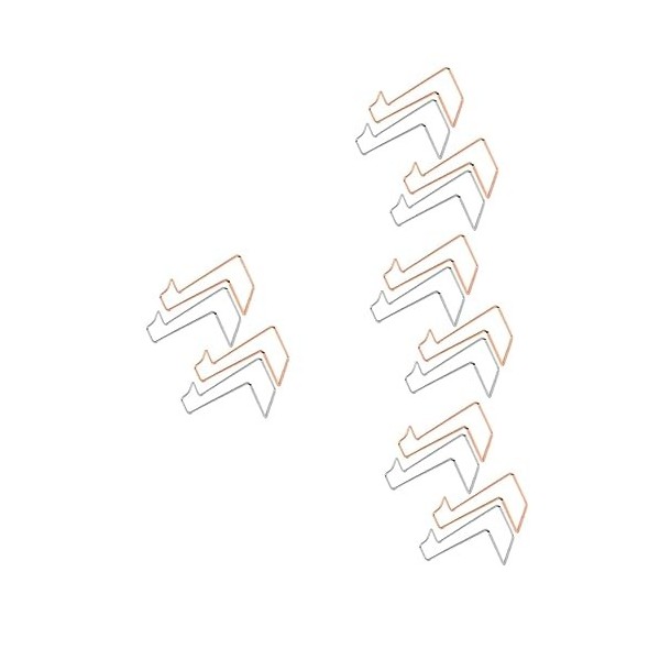 Homoyoyo 12 Pièces Casier à Vin en Fer Présentoirs Porte- De Vin Les Métaux Porte- De Whisky Plateau De De Vin Vinrateur Port