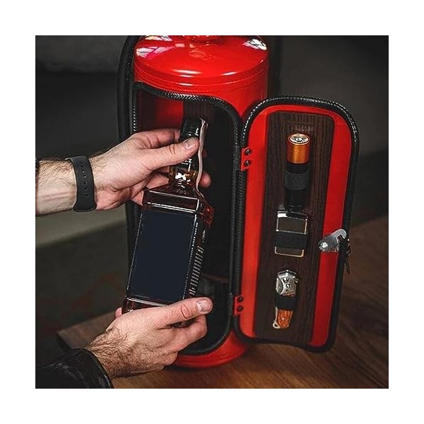 RIDAEX Mini Bar Armoire à vin extincteur Pot Forme Armoire à vin décoration de Bureau Champagne Liqueur boîte de Rangement Ca