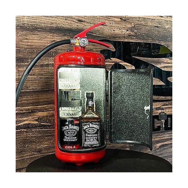 RIDAEX Cadeau personnalisé extincteur Mini Bar Armoire à vin Buffet décoration extincteur créatif
