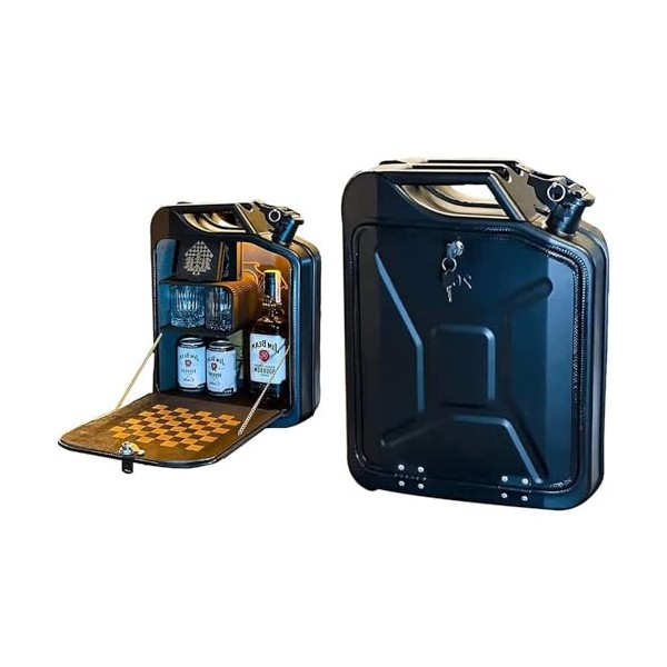 Mini Bar Jerry Can Pour Un Cadeau, Ensemble De Pots Darmoire De Mini Bar, Bar De Canette De Gaz Darmoire, Bar De Réservoir 