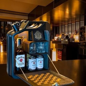 Mini Bar Jerry Can Pour Un Cadeau, Ensemble De Pots Darmoire De Mini Bar, Bar De Canette De Gaz Darmoire, Bar De Réservoir 