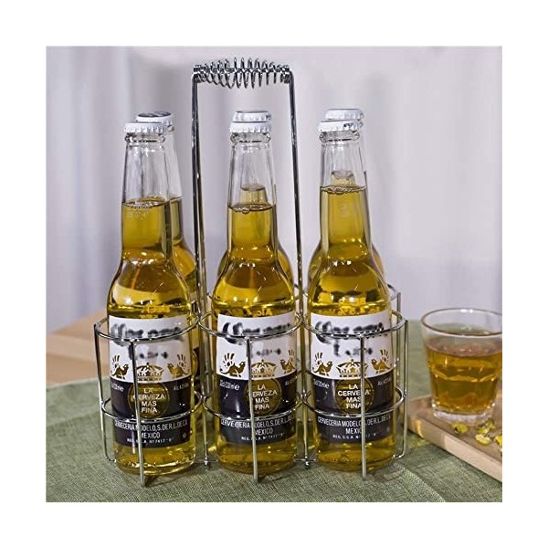 WASHLA Grand casier à vin casier à vin en Acier Inoxydable, Support à vin pour BBQ Hotel Bar Party.