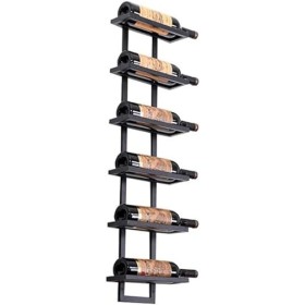 Casier À Vin Suspendu Casier À Vin Mural Casier à vin mural en fer, support à bouteilles de vin en métal, support de verre à 