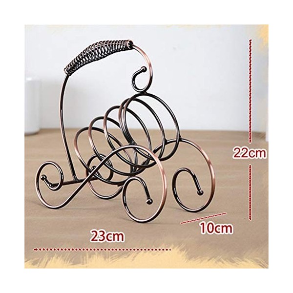 Casier à vin à poignée à Ressort créatif, présentoir à vin Portable, Support de Stockage de vin Durable, Organisateur de déco