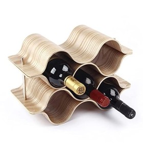 Casier à vin Casier à vin - Support de verre à vin - Armoire autoportante de comptoir de casier à vin, présentoir à vin, déco