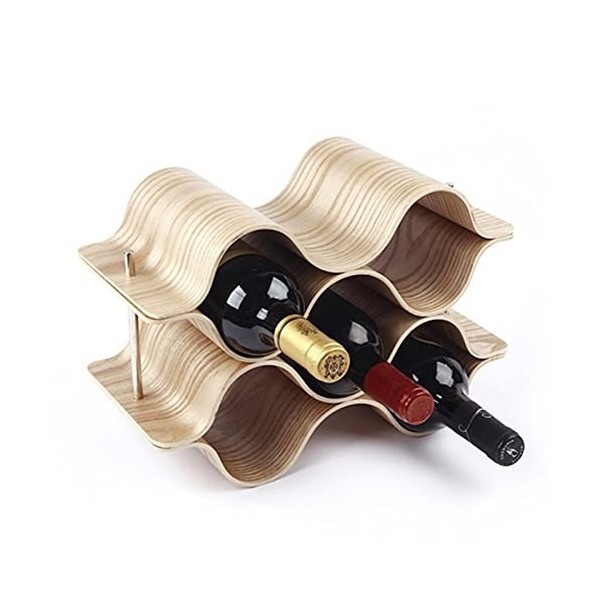 Casier à vin Casier à vin - Support de verre à vin - Armoire autoportante de comptoir de casier à vin, présentoir à vin, déco