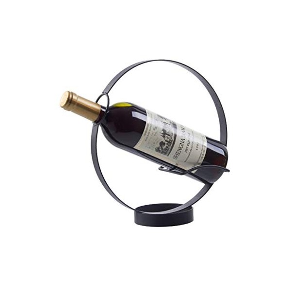 Casier à vin Casier à vin sur Pied Décoration de la Maison Présentoir Rond Moderne Lumière Luxe Créatif Porte-Bouteille de Vi