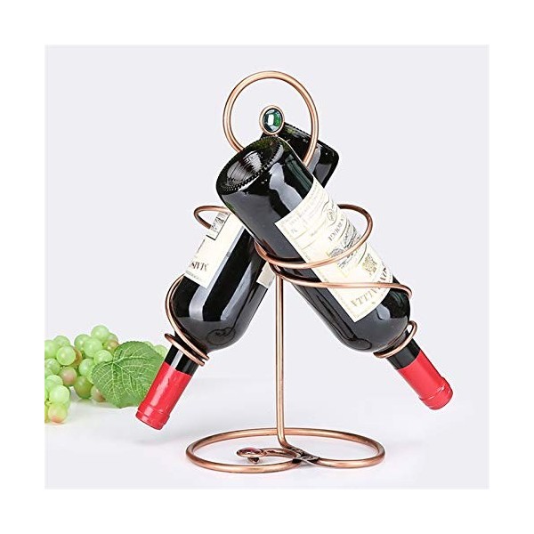 Casier à vin Restaurant sur Pied créatif casier à vin Fer 2 Bouteilles Porte-vin Maison Salon Armoire à vin présentoir Maison