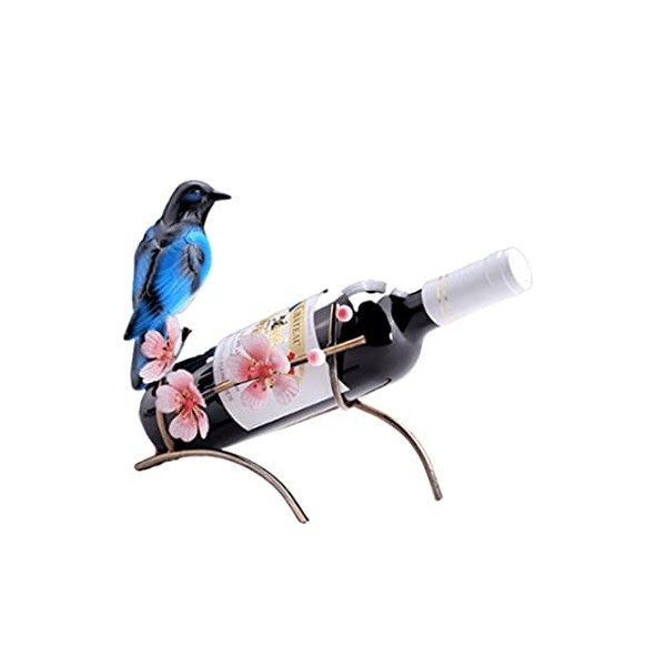 Casier à vin sur pied Casier à vin de style européen Décorations de casier à vin de style simple adaptées aux présentoirs cré