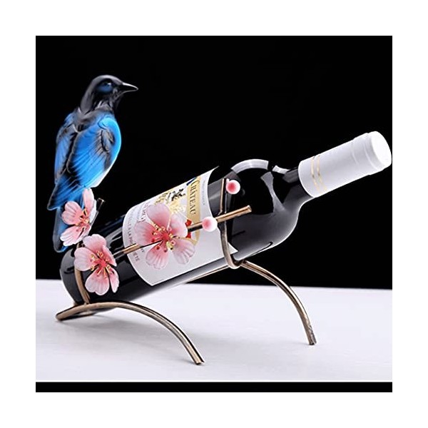 Casier à vin sur pied Casier à vin de style européen Décorations de casier à vin de style simple adaptées aux présentoirs cré