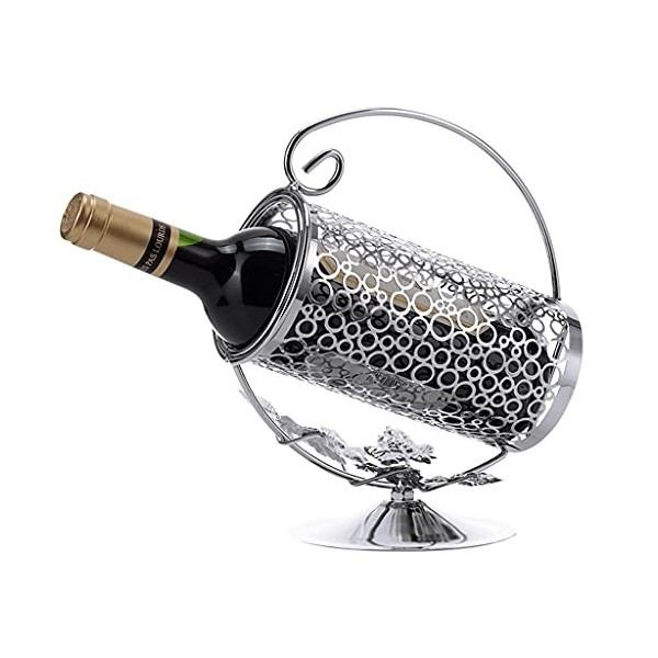 SHERAF Casier à vin Casier à vin sur Pied en Alliage, Motif Finement conçu, adapté aux décorations de casier à vin Casier à v