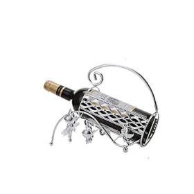 SHERAF Casier à vin Casier à vin sur Pied en Alliage, Motif Finement conçu, adapté aux décorations de casier à vin Casier à v