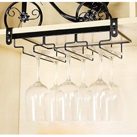 ANSNOW Porte-Bouteille Porte-Vin Suspendu Casier À Vin Porte-Verre À Vin Porte-Gobelet Casier À Vin Décoration de La Maison S