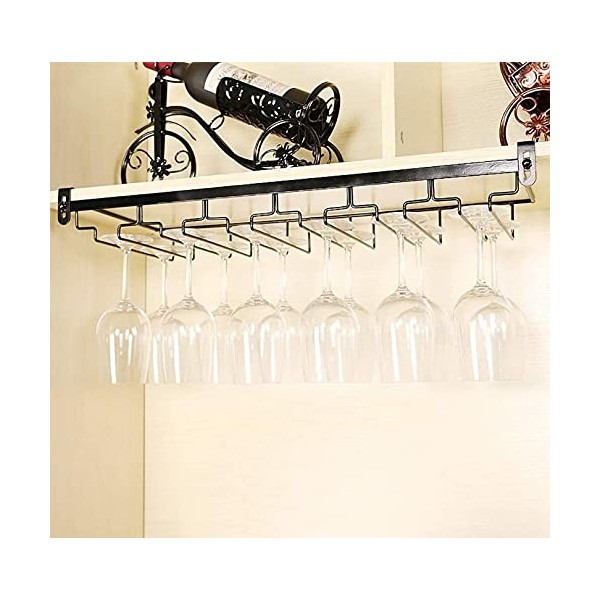 ANSNOW Porte-Bouteille Porte-Vin Suspendu Casier À Vin Porte-Verre À Vin Porte-Gobelet Casier À Vin Décoration de La Maison S
