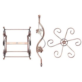 HEXEH Casier à Vin Érable Feuille vin Grille vin Support de vin Suspendu à Boire des gleins Buvant étagère étagère Bouteille 