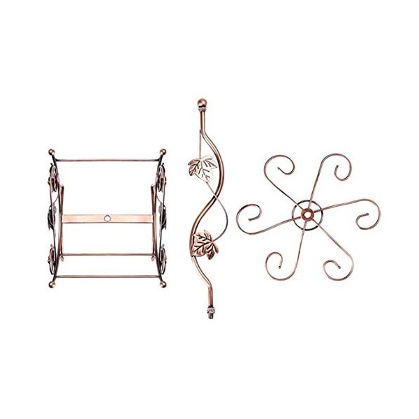 HEXEH Casier à Vin Érable Feuille vin Grille vin Support de vin Suspendu à Boire des gleins Buvant étagère étagère Bouteille 