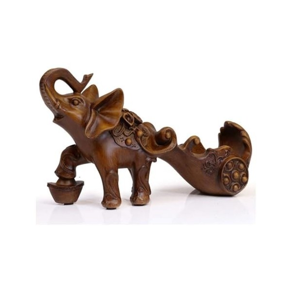 EINES Casier à vin de comptoir Support de Stockage de vin en Forme déléphant, casier à vin décoratif, Cuisine, Salle à Mange