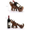 EINES Casier à vin de comptoir Support de Stockage de vin en Forme déléphant, casier à vin décoratif, Cuisine, Salle à Mange