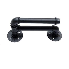 SCIAZA Loft tenture Murale Fer casier à vin rétro Industriel conduites deau Barre décorer étagères à Bouteilles de vin étagè