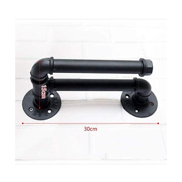 SCIAZA Loft tenture Murale Fer casier à vin rétro Industriel conduites deau Barre décorer étagères à Bouteilles de vin étagè