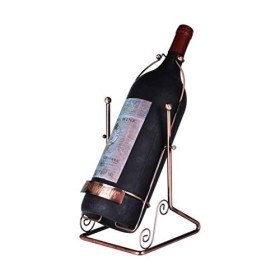 Support de stockage de vin de table Support de stockage de vin Casier à vin en fer forgé européen Décoration Personnalité Mai