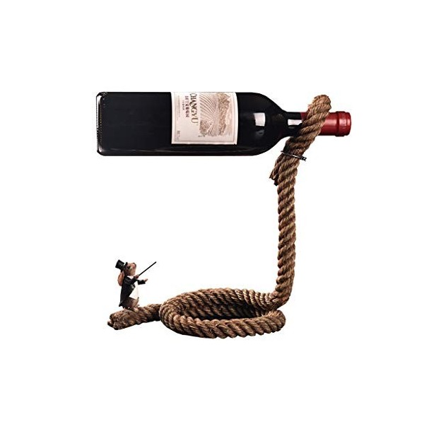 Casier à vin Debout européen Simple Casier à vin Cave à vin Artisanat Ornements Magicien Corde Étagère à Bouteilles de vin Co