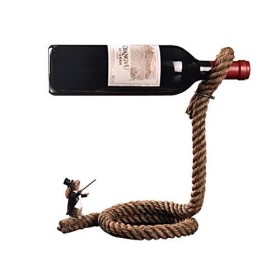 Casier à vin Debout européen Simple Casier à vin Cave à vin Artisanat Ornements Magicien Corde Étagère à Bouteilles de vin Co