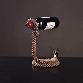 Casier à vin Debout européen Simple Casier à vin Cave à vin Artisanat Ornements Magicien Corde Étagère à Bouteilles de vin Co