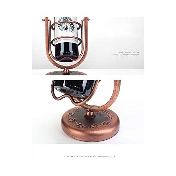 ELzEy Casier à vin créatif européen, décoration de Maison, Armoire à vin Haute, Support de Verre à vin Rouge, Rangement Facil