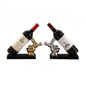 YHANNI TZNNXZWX Casier à Vin en Forme De Lapin Ornements en Céramique Décor Stockage Bureau Meuble TV Salon Bureau Boutique é