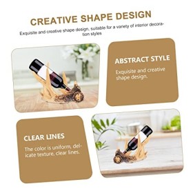 FURLOU 1pc casier à vin décor de table à dîner dessus de table casier à vin comptoir décor décoration de la maison porte-bout