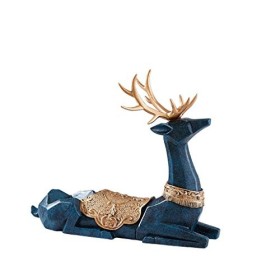 CLoxks casier à vin Cerf Support en Forme de vin Sculpture en Forme danimaux Titulaire de vin Décoration intérieure Cadeaux 