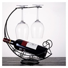 Casier à vin Casier à vin en Fer forgé Casier à gobelets À lenvers Casier à vin Ornements Accueil Présentoir à vin Casier à 