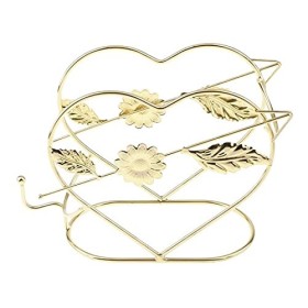 Casier à vin Bouteille Unique Casier à vin en Fer forgé Casier à vin européen créatif Casier à vin en Forme de Coeur Ornement