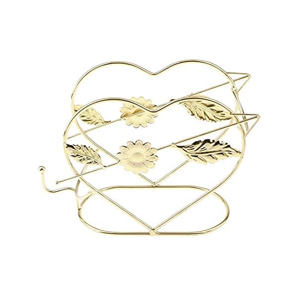 Casier à vin Bouteille Unique Casier à vin en Fer forgé Casier à vin européen créatif Casier à vin en Forme de Coeur Ornement