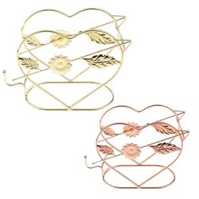 Casier à vin Bouteille Unique Casier à vin en Fer forgé Casier à vin européen créatif Casier à vin en Forme de Coeur Ornement