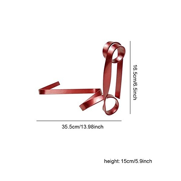 Casier à vin créatif avec Ruban de Couleur à Suspension, casier à vin, équilibre par gravité, Porte-Bouteille de vin, Ornemen