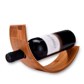 WAOCEO Casier à vin Étagère à vin, Acier Inoxydable de Haute qualité, casier à vin, Support à vin, Magasin for comptoir de Ba