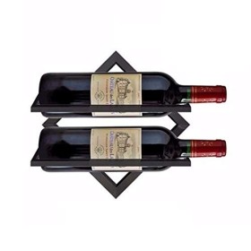 Qunine Casier à vin Mural, présentoir à vin de décoration Murale créative européenne, casier à Bouteilles de vin en Fer pour 