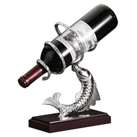 MObyat Casier à vin Casier à vin de Poisson créatif, Support de Bouteille de vin de comptoir, casier à vin Rouge, Porte-Boute