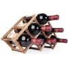 SCIAZA FKwine Racks Décorations dornements de casier à vin Pliable en Bois pour Le Stockage de Salon de Cuisines Taille : 4