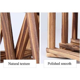 SCIAZA FKwine Racks Décorations dornements de casier à vin Pliable en Bois pour Le Stockage de Salon de Cuisines Taille : 4