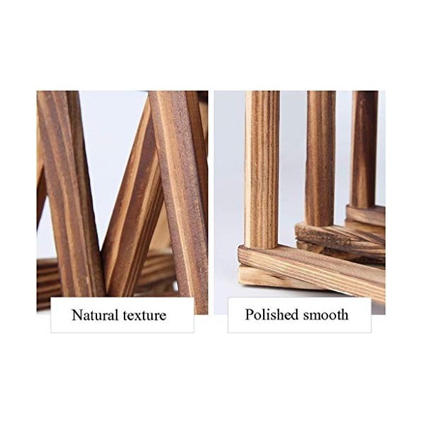 SCIAZA FKwine Racks Décorations dornements de casier à vin Pliable en Bois pour Le Stockage de Salon de Cuisines Taille : 4