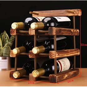 StejaR Casier À Vin Accueil Support Rouge Support De Verre À Vin Restaurant Bar S, Décoration en Bois Massif Armoire À Vin Ma