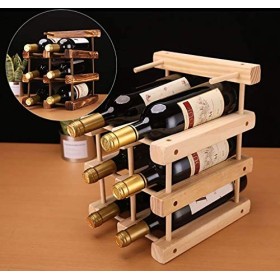 StejaR Casier À Vin Accueil Support Rouge Support De Verre À Vin Restaurant Bar S, Décoration en Bois Massif Armoire À Vin Ma