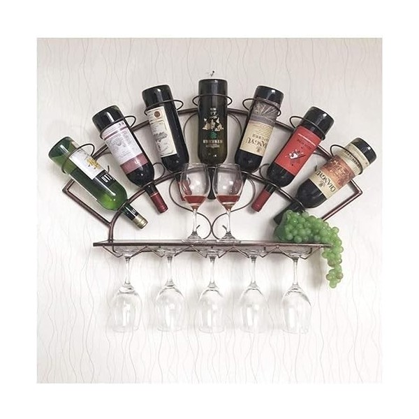 Casier à vin, casier à vin créatif européen, Cave à vin Murale, casier à vin, casier à vin décoratif pour Bar à la Maison Co